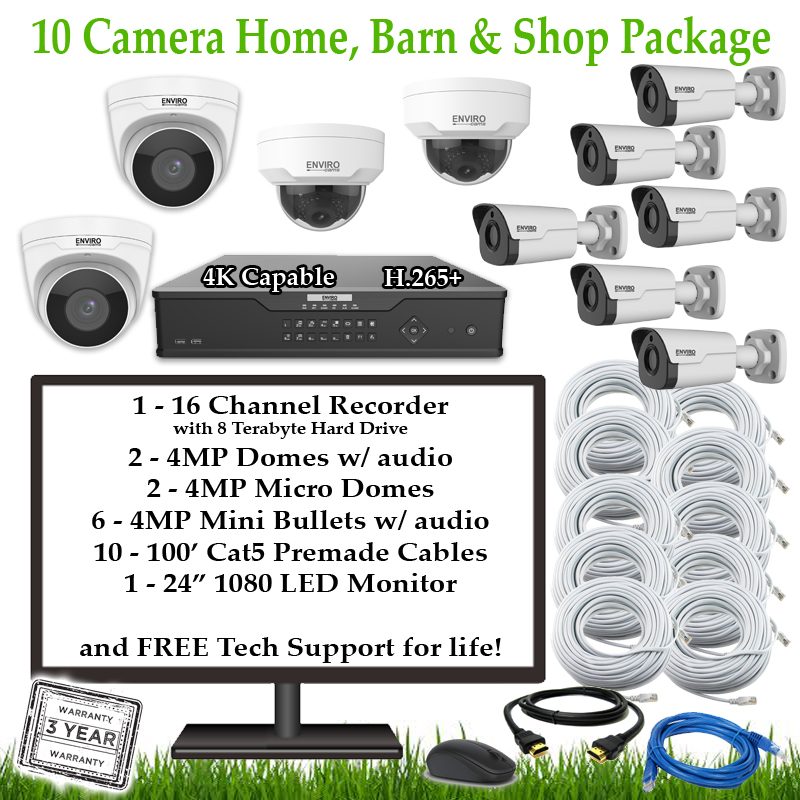 Security Camera System for Commercial Farm